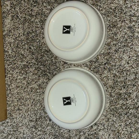 YHY Cat Food Water Bowl with Stand White 🐈 😻 (READ) - Picture 4 of 7